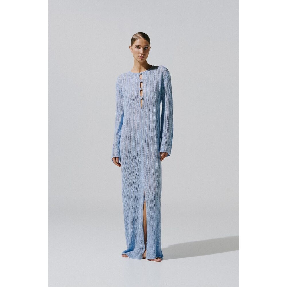 Baobab Mamu Maxi Dress in Baby Blue Size XS $350 - Picture 1 of 8